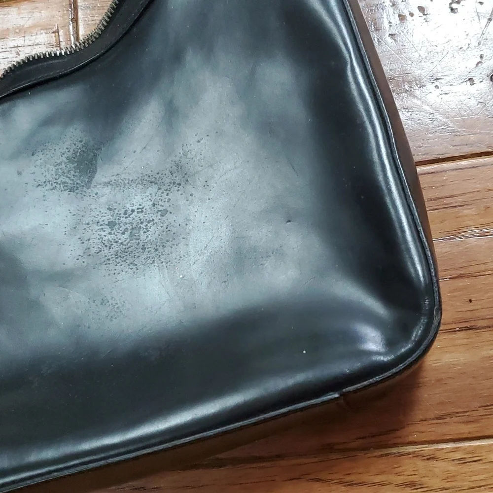 Gucci Tom Ford Era 1998 Black Leather Y2K Shoulder Bag